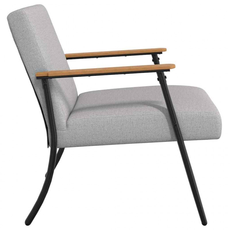 fotel Szary chmur 59 x 75 x 78 cm tkanina