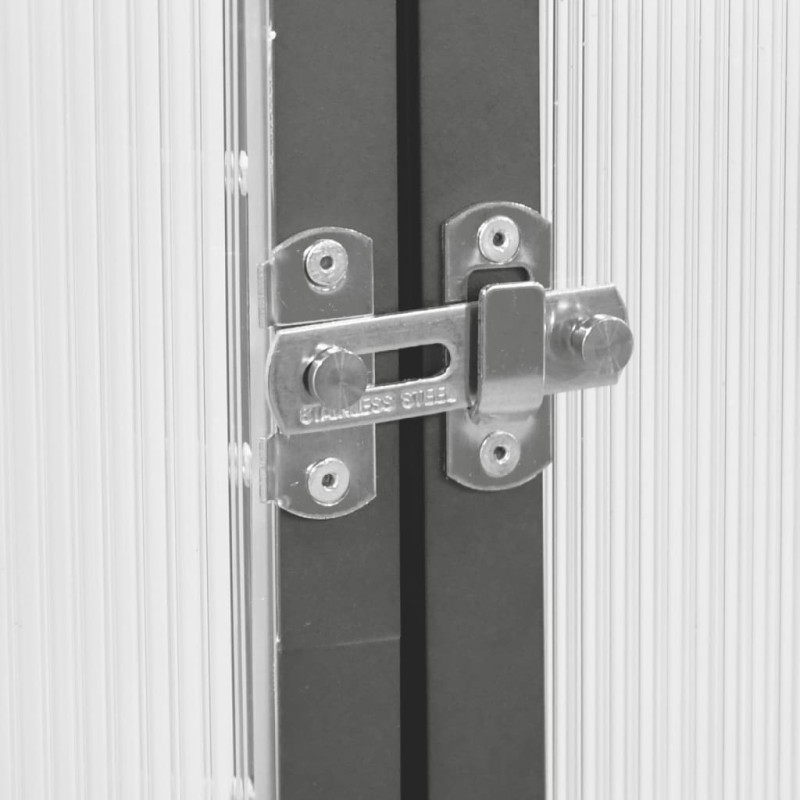 Szklarnia z ramą podstawy, antracyt, 169x58x195 cm, aluminium