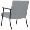 fotel Jasnoszary 59 x 75 x 78 cm tkanina