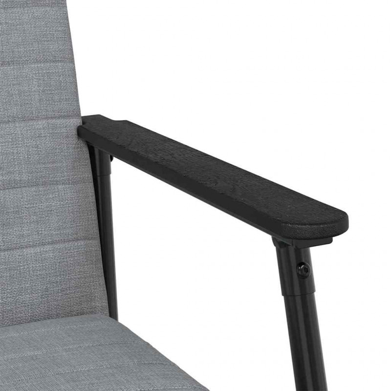 fotel Jasnoszary 59 x 75 x 78 cm tkanina