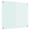 Panel kuchenny Biały 70 x 60 cm szkło hartowane