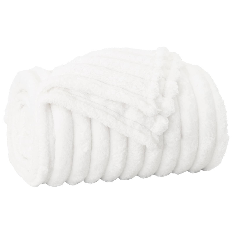 Koce narzutowe 6 pcs Biały 240 x 220 cm Polar