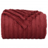 Koce narzutowe 6 pcs Bordeaux Czerwony 150 x 130 cm Polar