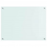 Panel kuchenny Biały 80 x 60 cm szkło hartowane