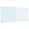 Panel kuchenny Biały 90 x 40 cm szkło hartowane