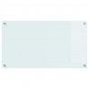 Panel kuchenny Biały 90 x 50 cm szkło hartowane