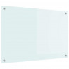 Panel kuchenny Biały 90 x 60 cm szkło hartowane