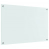 Panel kuchenny Biały 90 x 60 cm szkło hartowane