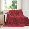 Koce narzutowe 6 pcs Bordeaux Czerwony 270 x 240 cm Polar
