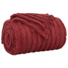 Koce narzutowe 6 pcs Bordeaux Czerwony 270 x 240 cm Polar