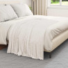 Koce narzutowe 6 pcs Kremowy 150 x 130 cm Polar