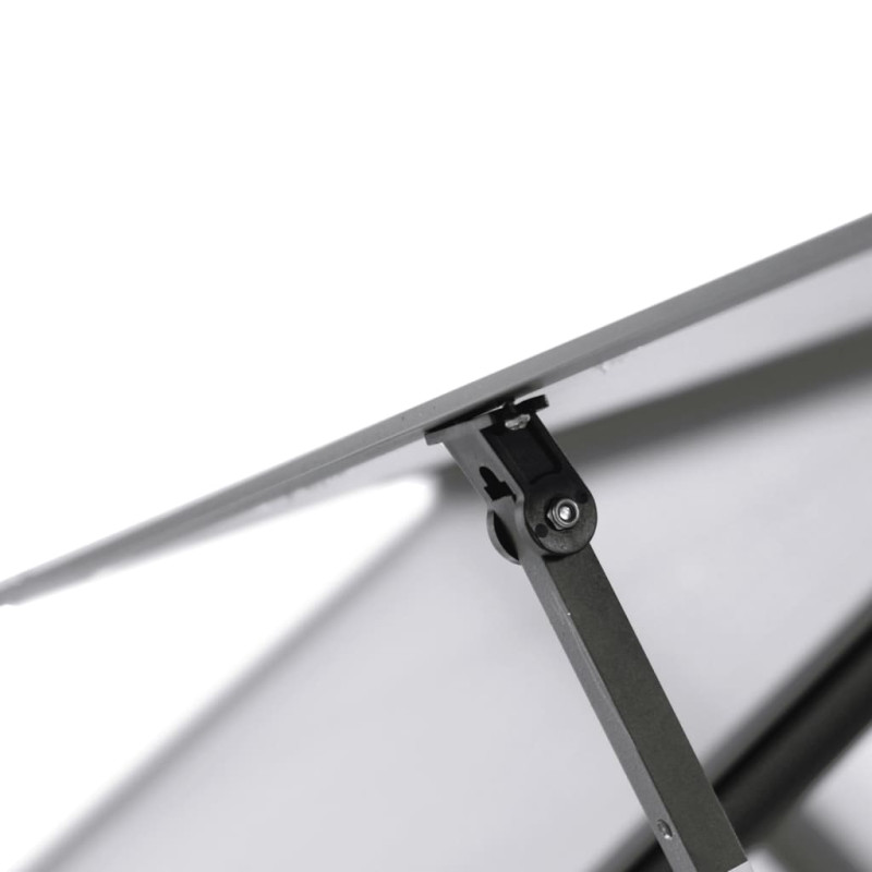 Szklarnia z ramą podstawy, antracyt, 169x169x195 cm, aluminium