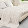 Koce narzutowe 6 pcs Kremowy 270 x 240 cm Polar