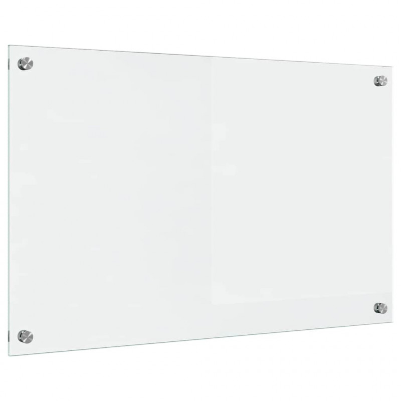 Panel kuchenny przezroczysty 80 x 50 cm szkło hartowane