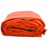 Plandeka 650g / m² Pomarańczowy 4 x 8 m Płótno z powłoką PVC
