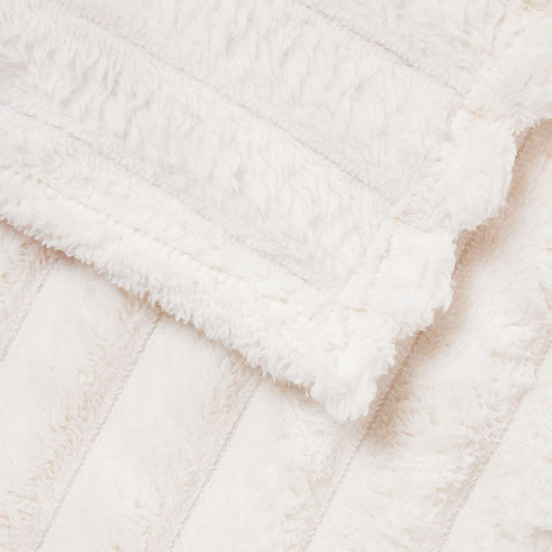 Koce narzutowe 6 pcs Kremowy 270 x 240 cm Polar