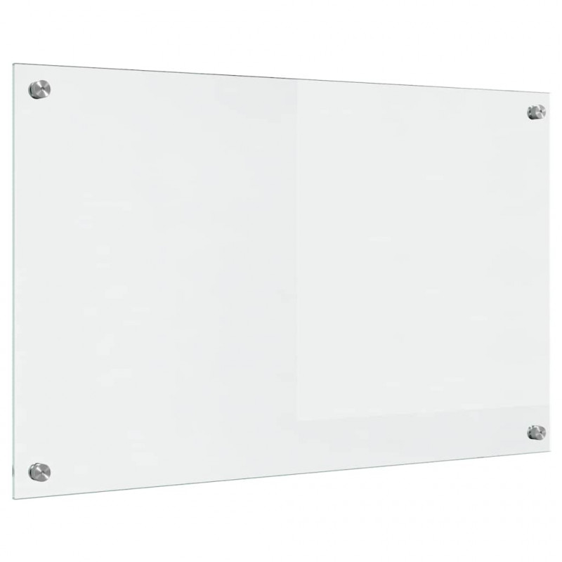 Panel kuchenny przezroczysty 80 x 50 cm szkło hartowane