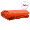 Plandeka 650g / m² Pomarańczowy 1,5 x 6 m Płótno z powłoką PVC
