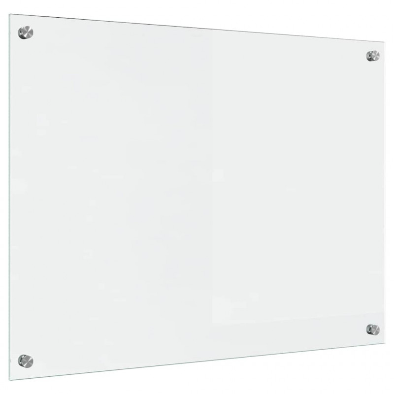 Panel kuchenny przezroczysty 80 x 60 cm szkło hartowane