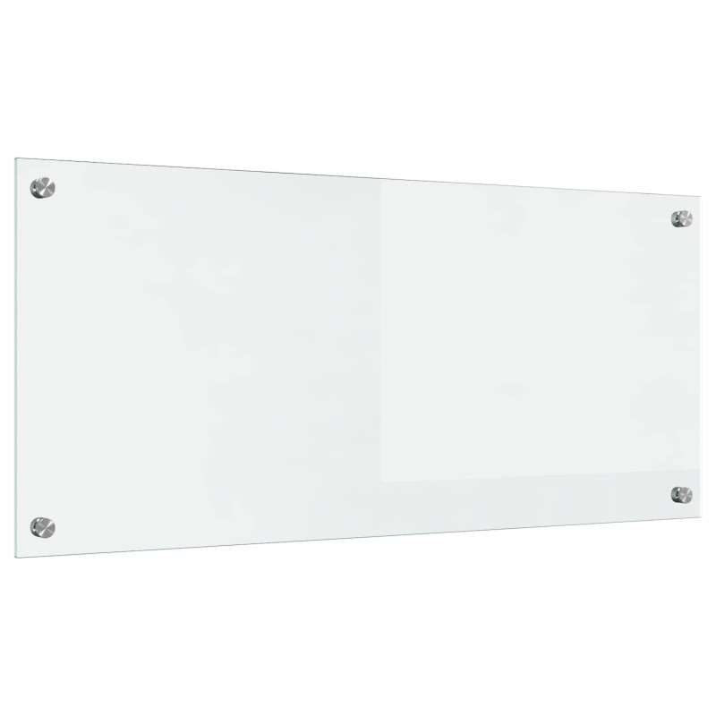 Panel kuchenny przezroczysty 90 x 40 cm szkło hartowane