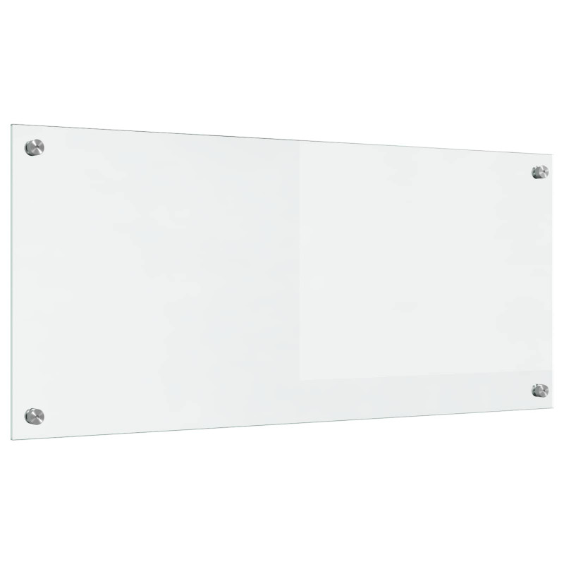Panel kuchenny przezroczysty 90 x 40 cm szkło hartowane