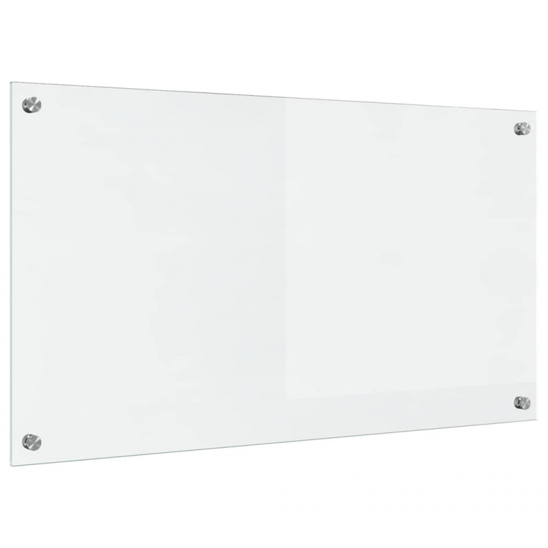Panel kuchenny przezroczysty 90 x 50 cm szkło hartowane