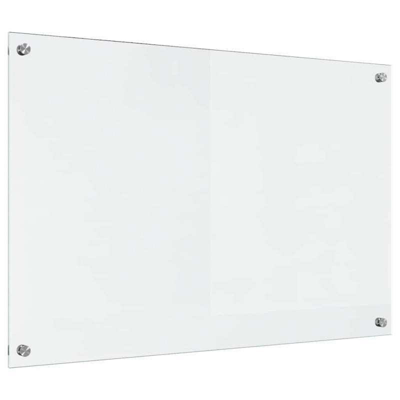 Panel kuchenny przezroczysty 90 x 60 cm szkło hartowane