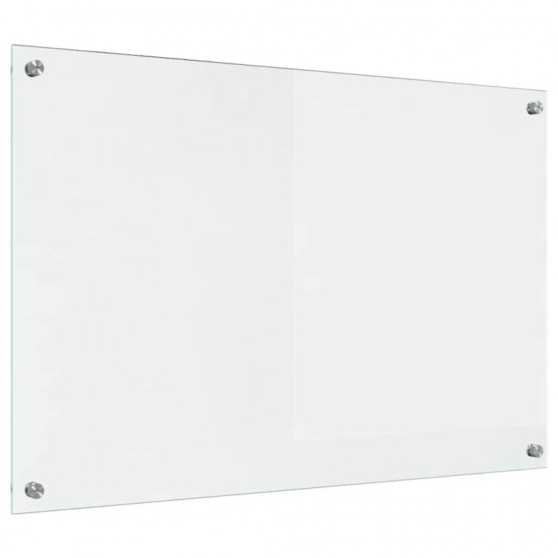 Panel kuchenny przezroczysty 90 x 60 cm szkło hartowane