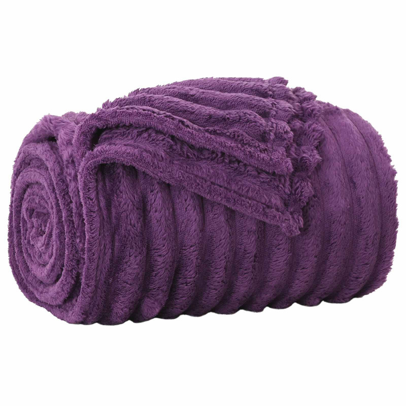 Koce narzutowe 6 pcs Fioletowy 240 x 220 cm Polar