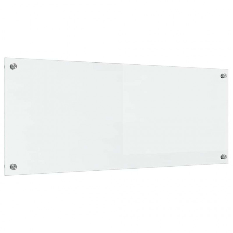 Panel kuchenny przezroczysty 100 x 40 cm szkło hartowane