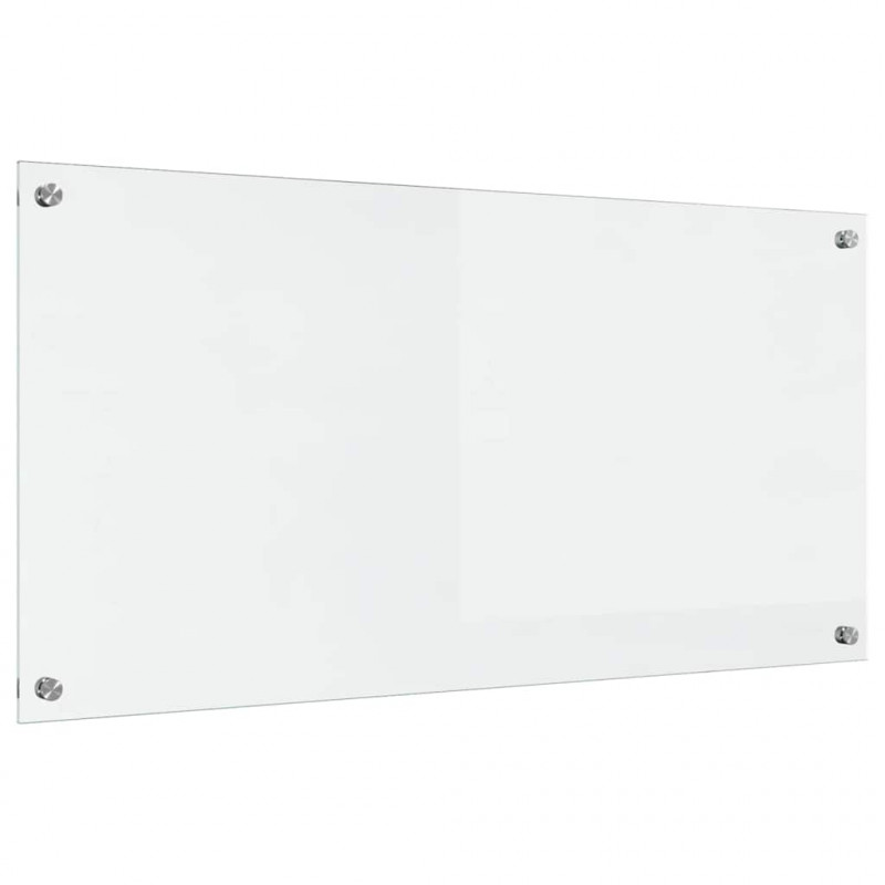 Panel kuchenny przezroczysty 100 x 50 cm szkło hartowane