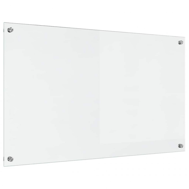 Panel kuchenny przezroczysty 100 x 60 cm szkło hartowane
