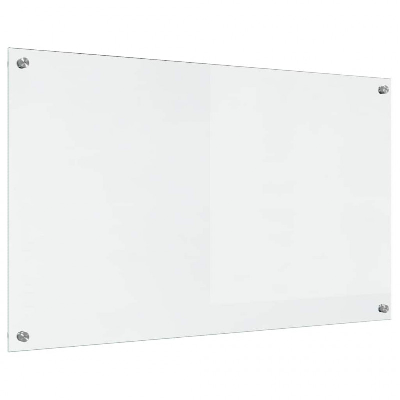Panel kuchenny przezroczysty 100 x 60 cm szkło hartowane