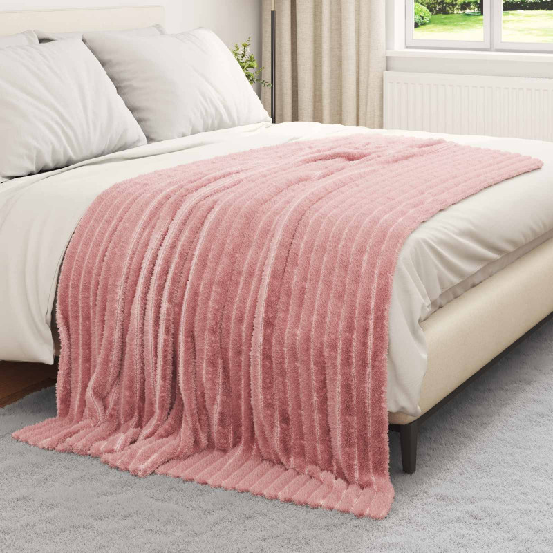 Koce narzutowe 6 pcs Różowy 200 x 150 cm Polar