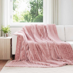 Koce narzutowe 6 pcs Różowy 240 x 220 cm Polar