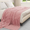 Koce narzutowe 6 pcs Różowy 240 x 220 cm Polar
