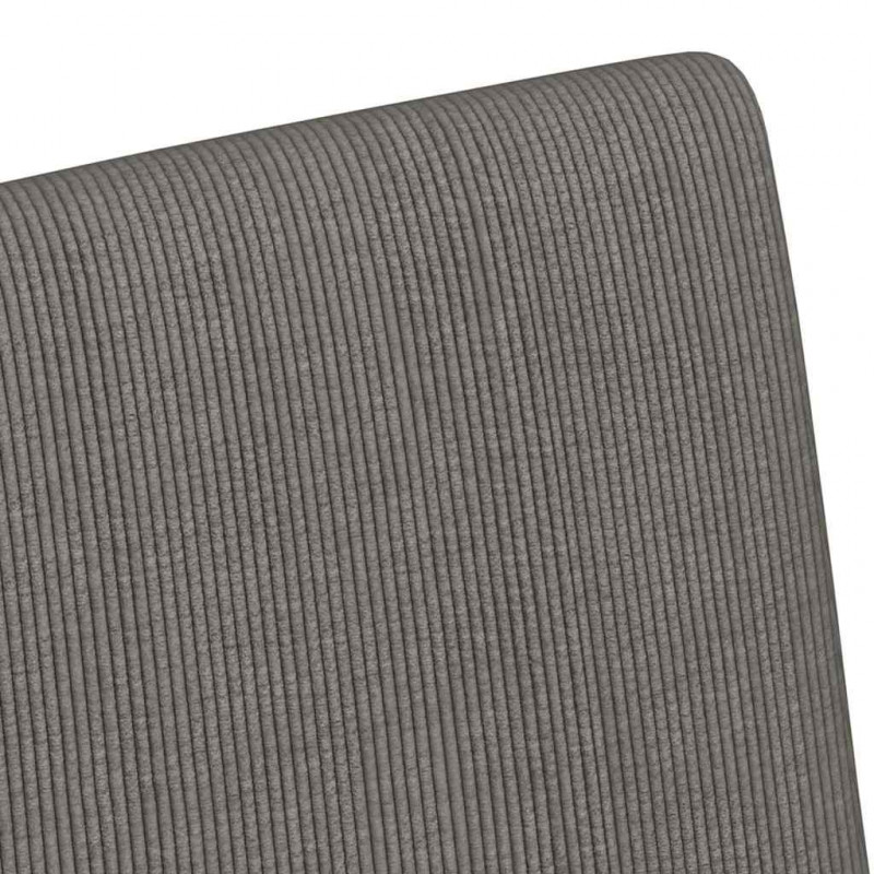 Krzesełka jadalne na kółkach 2 pcs Jasnoszary 57 x 66 x 94 cm