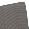 Krzesełka jadalne na kółkach 2 pcs Jasnoszary 57 x 66 x 94 cm