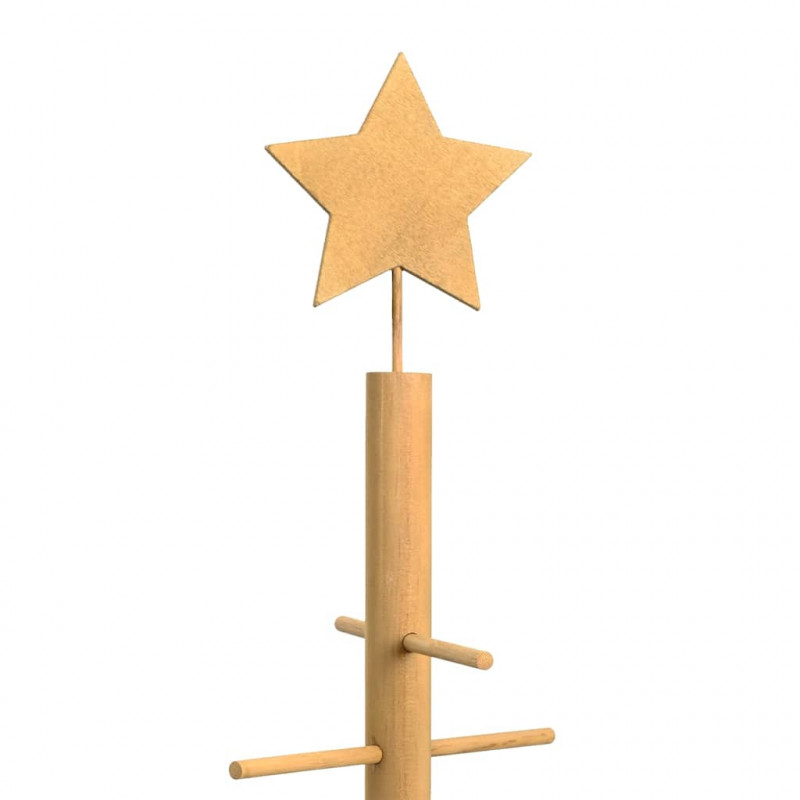 Drewniana choinka z podstawą Brązowy 75 cm Bambus