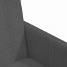 Krzesełka jadalne na kółkach 2 pcs ciemno szary 57 x 66 x 94 cm
