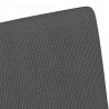 Krzesełka jadalne na kółkach 2 pcs ciemno szary 57 x 66 x 94 cm