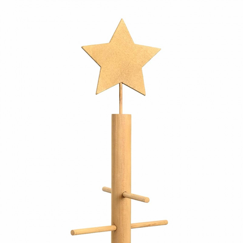 Drewniana choinka z podstawą Brązowy 180 cm Bambus