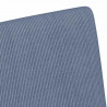 Krzesełka jadalne na kółkach 2 pcs Niebieski 57 x 66 x 94 cm