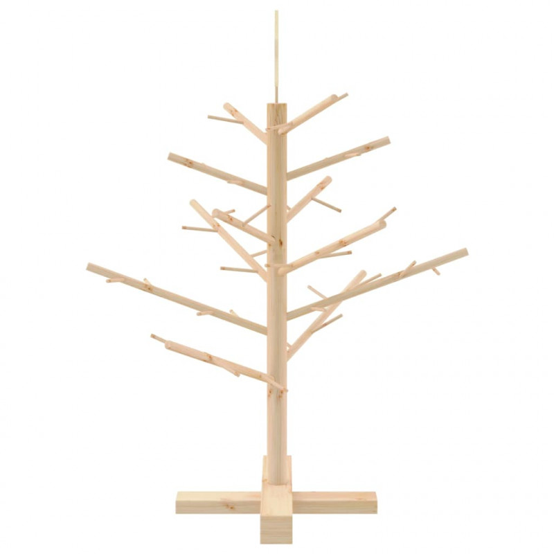 Drewniana choinka Naturalny 75 cm Lite drewno sosnowe