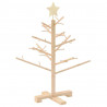 Drewniana choinka Naturalny 75 cm Lite drewno sosnowe