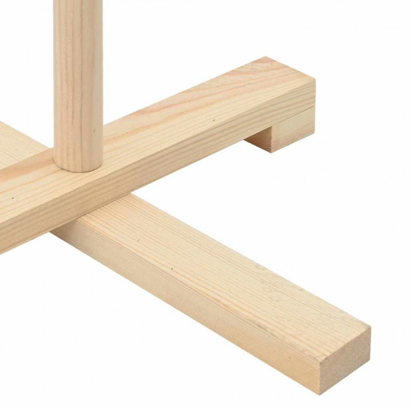 Drewniana choinka Naturalny 75 cm Lite drewno sosnowe