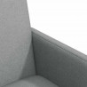 Krzesełka jadalne na kółkach 2 pcs Jasnoszary 57 x 66 x 94 cm