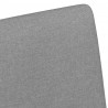 Krzesełka jadalne na kółkach 2 pcs Jasnoszary 57 x 66 x 94 cm