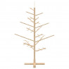 Drewniana choinka Naturalny 125 cm Lite drewno sosnowe