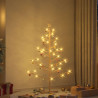 Drewniana choinka Naturalny 150 cm Lite drewno sosnowe